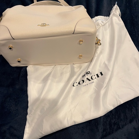 Coach bag cream and gold - Picture 5 of 5